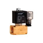 Unox 24 V Dc Takoz Gövde Solenoid Valf Normalde Kapalı 3/4"(0-25 BAR)