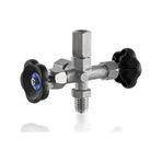 Unox 3 Yollu 1/2" Manometre Musluğu Vanası