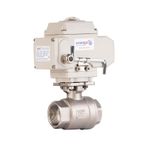 Unox Dn50 - 2" 24 V Dc Elektrikli Aktüatörlü Dişli Küresel Vana 2 Parçalı