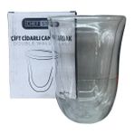 Ünsal Showroom Çift Cidarlı Kupa 300 ml MNB04103 - Şeffaf