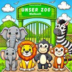 Unser Zoo: „40 Ausmalbilder zum Entdecken, Staunen und Kreativsein“Das große Zoo-Ausmalbuch für Kinder von 3–6 Jahren|Malen, lernen|Fördert ... und erstes Tierwissen“ und Tiere lieben