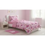 Üntaş Desıgn Of Colours Tek Kişilik Lastikli Çarşaflı Nevresim Takımı - Pembe 1 - 160 x 230 cm