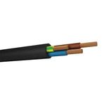 Üntel 3X1.5mm Ttr Esnek Darbelere Dayanıklı Kauçuk Kablo Siyah