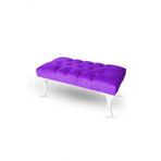 Ünüvar Konsept Puf & Benç 45X90-Pls Ayak Silenebilir Kumaş Mor
