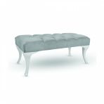 Ünüvar Konsept Puffy Home Puf & Benç 45*90-Pls Ayak Silenebilir Kumaş Gri K1