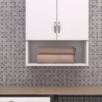 Ünüvar Konsept Relax Makina Üstü Dolap, Banyo Dolabı, Çamaşır Dolabı, Havlu Dolabı, Kapaklı Dolap - Beyaz