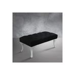 Ünüvar Konsept Siyah Kapitoneli Kapı Önü Ayak Ucu Puf & Bench 90 Cm