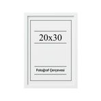 UON A4 Çerçeve Beyaz 20x30 Diploma Belge Sertifika Tekli Düz model Fotoğraf Resim Çerçeve Seti