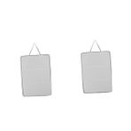 Uonlytech 2 Adet ütü masası Yüksek sıcaklık ped demir masa kapı vapur yastığının üstünde demir standı demir tutucu duvara monte ütü masasi pp kurulu Light Grey