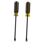 Uonlytech 2 Adet V-Şekilli Tırnak Gözetleme Trim Temizleme Aracı Otomotiv Araçları Düz Uçlu Tornavidalar Tırnak Araçları Lastik Araçları Bağlantı Elemanı Temizleme Aracı Döşeme Çivileri