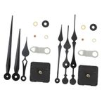 Uonlytech 2 Set Kuvars Saat Hareketi Değiştirme Kiti Sessiz Duvar Saati Mekanizması Hassas Kuvars Saat Parçaları Ev Saat Hareketi Seti