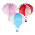 Uonlytech 3 Adet Sıcak Hava Balonu Fenerleri Romantik Nişan Dekoru İçin Noel Fenerleri Süslemeleri Sınıf Tavan Dekoru Yeniden Kullanılabilir Ve Sanatsal