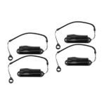 Uonlytech 4 Stylus kalem sabitleme ipi kalem tutma aparatı kalem kaybetme ip kordon askısı kalem ipi kalem için ip anti kayıp halat kalem kordonu asılı kordon silikon Black