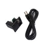 Uonlytech Akustik Gitar için Gitar Pil Kutusu 9v Ekolayzer Pil Kutusu 4 Pin Çıkış Jakı Gitar Kablosu Kordon Bas Ukulele Aktif Manyetik