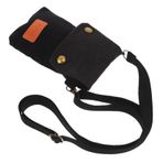 Uonlytech Çapraz Telefon Çantası Seyahat Için Spor Çantası Üç Renkli Valizler Simülasyon Çantası Bavul Küçük Masa Fanı Çapraz Askılı Çapraz Askılı Çanta Moda Tokalar Küçük Tokalar Black Bez