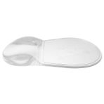 Uonlytech Ergonomik Şeffaf Silikon Mouse Pad Seti Hafif Taşınabilir Kaymaz Ofis ve Ev Bilgisayar Aksesuarı