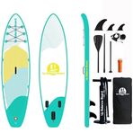Up Balance Board Şişme Sup Board/Stand Up Paddle Board 320X81x15 Cm Yeşil