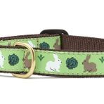 Up Country Bahçe Tavşanı Deseni (Bahçe Tavşanı Köpek Tasması, X-Small (6 ila 12 inç) 5/8 İnç Dar Genişlik)