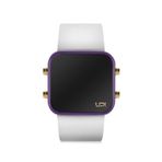Up! Watch Kadın Kol Saati LED MINI GOLD PURPLE WHITE