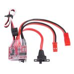 UPALDHOU 30A Fırçalanmış ESC Vinç Anahtarı Kontrol Cihazı, Alıcı Güç Kaynağı Ile, 1/10 Ölçekli RC Paletli Araba Için