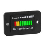 UPALDHOU Led Pil ölçer Metre, 12v 24v 48v 60v 72v Led Pil Monitör Metre Pil Yakıt Göstergesi Göstergesi Için Sepeti Forklift çim Biçme