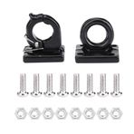 UPALDHOU RC Römork Kelepçe Braketi, Çekme Kilit Braketi Seti, Eksenel SCX10 CC01 D90 D110 TF2 RC Araba Için Vidalar Ve Somunlar Ile Metal Çekme Kancası Braketi