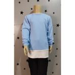 Upege Erkek Çocuk Sweatshirt - Bebe Mavisi - 1 - 2 Yaş