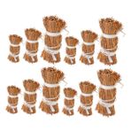 UPKOCH 12 Adet Minyatür Çim Yakacak Odun Yığın Modeli Küçük Saman Balyaları Dekorasyon Için Minik Saman Balyaları Samanlık Dekoru Diy Kum Masa Dekoru Mini Balyalar Sahte Saman Brown Çimen