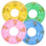 UPKOCH 12 Mini Şişme Oyuncak Floaties Evi Modelleri Minyatür Çocuk Oyuncakları Tüp Masaüstü Minyatür Mini Ev Yüzme Halkaları Küçük