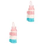 UPKOCH 2 3 süt tozu dağıtıcısı atıştırmalık seyahat dağıtıcı bebek maması dağıtıcısı seyahat kapları protein tozu kabı formül dağıtıcı bebek besleme süt tozu kabı
