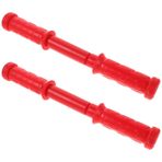 UPKOCH 2 Adet At kolunu salla at rocker kavraması Çocuk kavrama kulpları Sallanan At Kulpları Değiştirme bebek rocker oyuncak kolu Rocker Oyuncak Kulpları yedek el topuzu plastik kırmızı