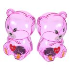 UPKOCH 2 Adet Ayı Kumbara Büyük Kumbara Banka Bankası Ayı Bankası Para Biriktiren Banka Çocukları Para Kutusu Domuzcuk Çocuklar Için Piggy Bank Ile Küçük Plastik Mor,purple