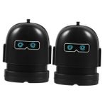 UPKOCH 2 Adet Robot Şekilli Giyim Pulları Erkek Ve Kız Çocukları İçin İsim Pulları Erkek Ve Kız Çocukları İçin Çok İşlevli Çocuk Pulları