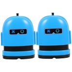 UPKOCH 2 Adet Ve Kız Çocukları İçin İsim Damgası Giysiler İçin Ve Kız Çocukları İçin İsim Damgası Taşınabilir Damga Seti Robot Şekilli Damgalar Küçük Çocuklar İçin