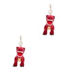 UPKOCH 2 bebek anahtarlık anahtar kolye çekicilik Yenilik anahtarlık peluş oyuncak peluş oyuncağı karikatür anahtarlık anahtarlık kolye Süper yumuşak kısa peluş