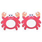 UPKOCH 2 çocuklar banyo eğitici oyuncaklar bebek banyo suyu oyuncak el aynası prenses oyuncaklar karikatür ayna oyuncak eva banyo oyuncak beşik su oyuncak süit