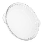 UPKOCH Cam Turta Tabak Tava Tava 9 Inç Fırın Pişirme Kolay Yakalama Turta Platesparent Elmalı Turta Quiche Ve Cheesecakes Için