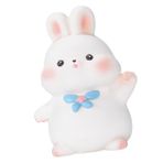 UPKOCH Çocuk Kumbara Küçük Pembe Kumbara Para Tasarruf Potu Peluş Retro Madeni Para Kavanozu Tavşan Çocuklar Için Yürümeye Başlayan Kumbara Büyük Banka Vinil