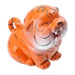 UPKOCH Karikatür Süsler Piggy Bank yetişkinler kumbara çocuklar nakit kumbara çocuklar domuz bankası kaplan heykelcik çizgi film para bankası sevimli hayvan kumbara seramik Turuncu