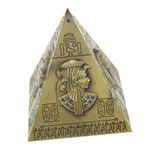 UPKOCH Piramit Kumbara Süslemeler Domuzcuk Ile Büyük Piramit Tahsil Heykelcik Antik Erkekler Için Piggy Bank Piramit Heykel Eski Piramit Modeli Retro Piramit Alaşım