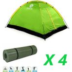 Upland Crew 3XL 4 Kişilik 4 Adet Mat Kamp Çadırı
