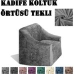 Upmall Kadife Koltuk ,kanepe,çekyat Örtüsü,koltuk Kılıfı Tekli - 80 x 120 cm - Gri