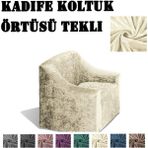Upmall Kadife Koltuk ,kanepe,çekyat Örtüsü,koltuk Kılıfı Tekli - 80 x 120 cm - Krem
