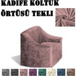 Upmall Kadife Koltuk ,kanepe,çekyat Örtüsü,koltuk Kılıfı Tekli - 80 x 120 cm - Pudra