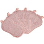 Uposao 6 adet çift taraflı bulaşık süngeri, mikrofiber sünger, mutfak süngeri, lavabo, tabak, ocak, mutfak için yeniden kullanılabilir