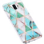 Uposao Coque Samsung Galaxy J6 Plus 2018 Coque Marbre Tasarım Motifi Coque Silikon Parlak Glitter Pullu Marbre Coque Ultra Kıyma Souple TPU Kılıf Kapak Tampon Antichoc Kılıf Kapak Kılıf Kapak Kılıf Kapak Kılıf Kapak Kılıf Kapak Antika Beyaz