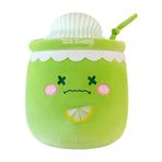 Uposao Kabarcık Çay Pelüş Oyuncak Buz Kabarcık Çay Peluş Yastık Kabarcık İnci Süt Çay Sarılma Yastığı Karikatür Meyve Peluş Sırt Yastığı Çay Fincanı Yastık Doldurulmuş Hayvan Sevimli Hediye