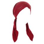 Uposao Kadın Müslüman Tesettür Başörtüsü Beanie Modern İslami Baş Örtüsü Streç Türban Kadın Undercap Hijab Tek Renkli Bandanas Kemo Şapka Baş Örtüsü Boyun Şalı Wrap Müslüman Kadınlar için Başörtüsü