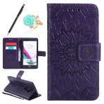 Uposao LG G4 Coque Cuir PU Mandala Motif Soleil Fleurs Standı Desteği Flip Case Kapak Portföy à Rabat Magnétique Cüzdan Kılıfı LG G4 için