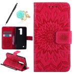 Uposao LG G4 Mini Coque Cuir ile Uyumlu PU Mandala Motif Soleil Fleurs Standı Desteği Flip Case Kapak Portföy à Rabat Magnétique Porte-carteswallet Kılıf Kapak LG G4 Mini için